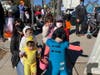A colorful array of costumes were on display in Greenport Saturday.