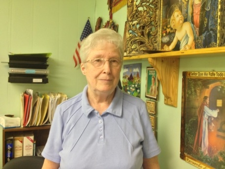 Sister Margaret Smyth of the North Fork Spanish Apostolate, one of the groups awarded funding to help the needy during the pandemic.