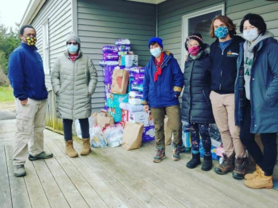 The "Food Drop" will take place at the "Sovereignty Camp: 2020" site on Sunrise Highway Wednesday.