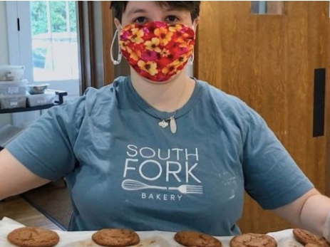 The owner of the South Fork Bakery employs individuals with developmental disabilities.