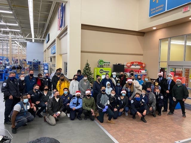 Southampton Police partnered with Walmart to make kids' dreams come true this holiday season.