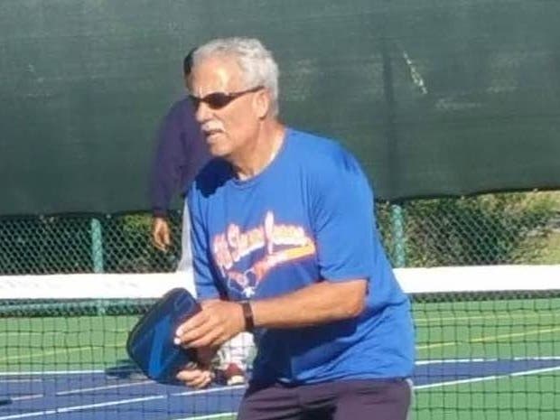 A longtime Southampton coach and math teacher was saved in a dramatic rescue after he collapsed while playing pickle ball.