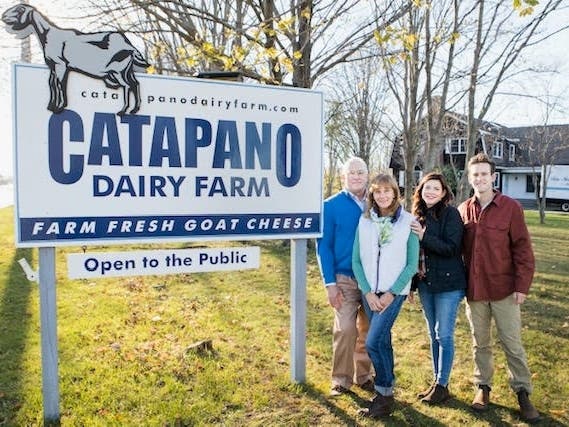 Erin Argo and her husband Connor Burke are keeping the rich legacy alive passed on to them by Karen and Michael Catapano, founders of Catapano Dairy Farm in Southold.