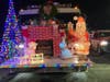 Holiday magic illuminated the night.