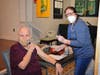 Seniors were vaccinated at Peconic Landing this week.