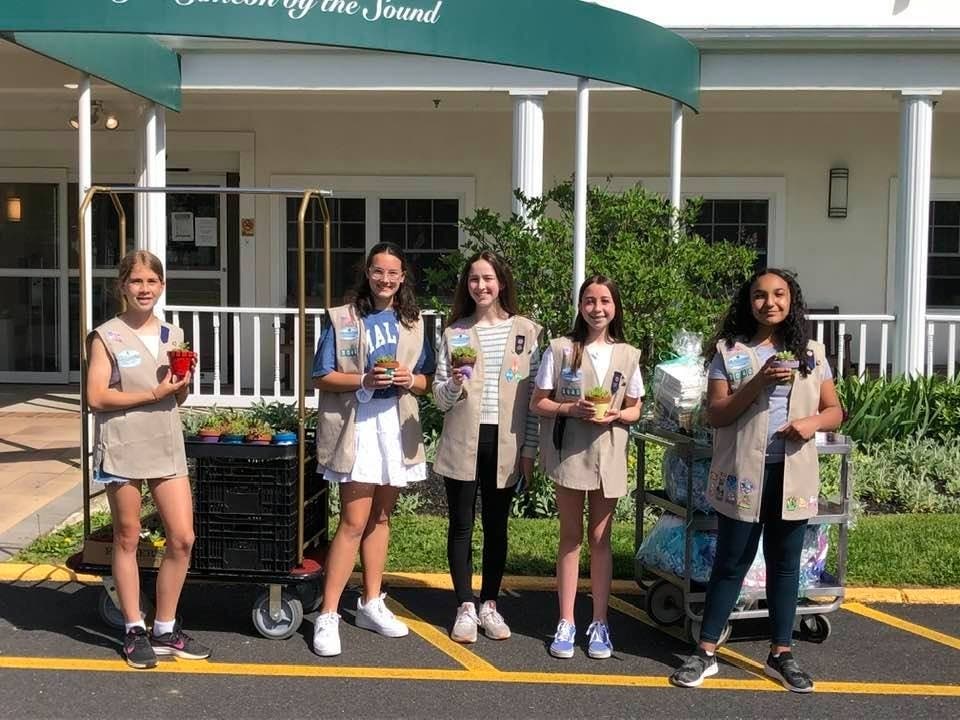Girl Scouts Find Ways To Brighten Seniors' Lives Despite Pandemic