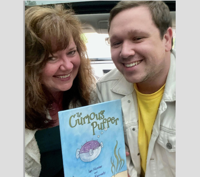 Claire Kennedy and her son Ian Hunter of Southold teamed up to write and illustrate their first children's book.