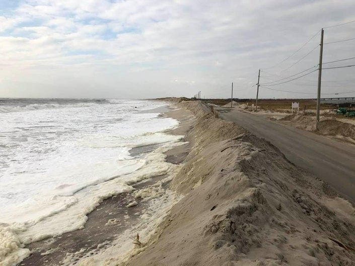 Storm surges are expected across the East End especially during the high tide cycle Sunday morning.