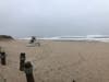 Coopers Beach in Southampton Sunday, where Henri was downgraded from a hurricane to a tropical storm.