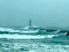 The storm in Montauk Sunday.