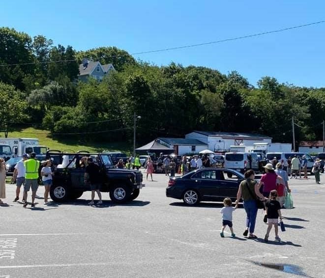 The North Ferry terminal was abuzz Tuesday as Mila Kunis and others filmed a scene for a new Netflix movie.