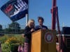 Tracey Orlando and 9/11 survivor Elizabeth Felix.