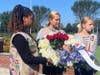 Girl Scouts participated in a laying of the wreath ceremony.