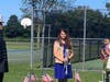 Girl Scout Ellie Alloway, who created a documentary, "Ripples," with first-person 9/11 stories, performed "Taps."