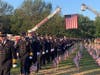 A solemn ceremony took place in Peconic Saturday night.