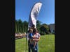 Jaclyn Hinderliter, a young mother battling breast cancer​ in the community, as well as her husband and children attended the Kait's Angels yard sale fundraiser in Mattituck Saturday.

