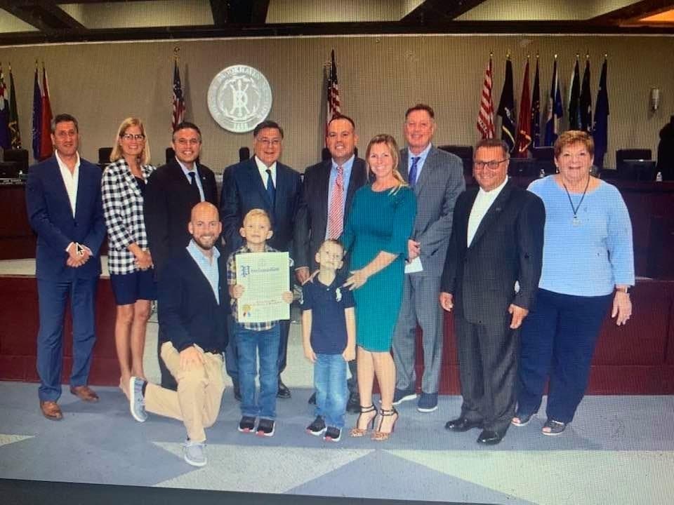 A little boy with a big heart raised more than $4,000 in honor of 9/11 heroes.