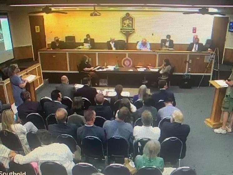 A crowd turned out in person and on Zoom to blast a plan for a new hotel and restaurant they say will destroy Southold's character forever.