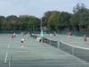 The courts at the Wholistic Tennis Academy in Westhampton Beach were bustling on the location's last weekend.