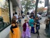 Scores of costumed kids filled the streets of Riverhead Saturday.