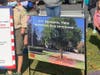 The swamp white oaks grown at the 9/11 memorial in New York City and now, will flourish in Southold.