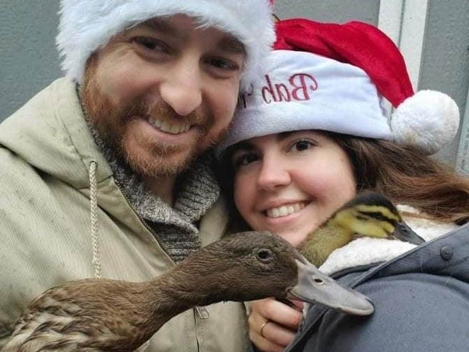 John Di Leonardo saved birds from live slaughter houses during the Christmas holidays.
