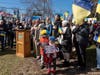 Young and old turned out in support of Ukraine.