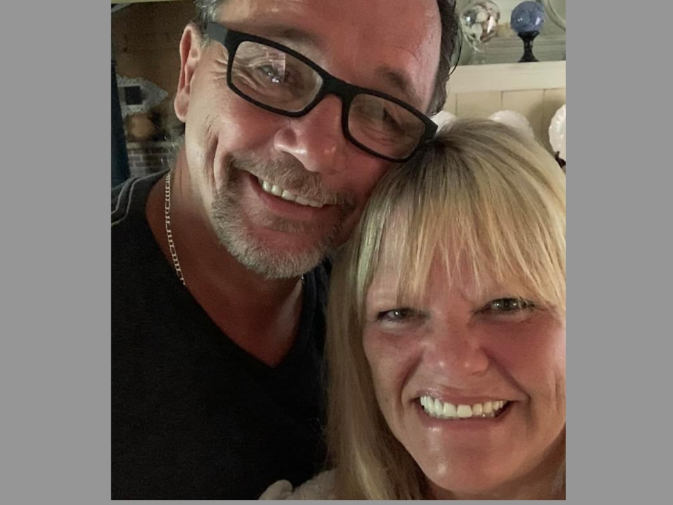 Bill and Pat Pirozzi; he was badly injured in a head-on Quogue crash