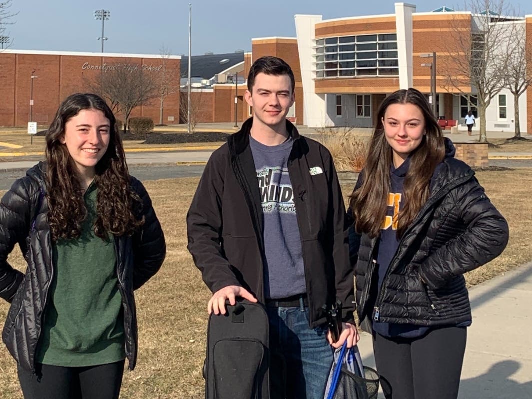 Three Hampton Bays High School sophomores showcased their musical talents recently, performing in the Suffolk County Music Educators’ Association’s prestigious East Division III All-County Music Festival. 

