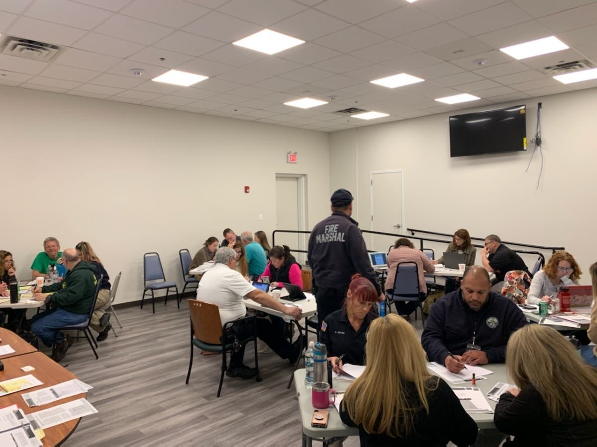 The training class is two days long, town officials said.