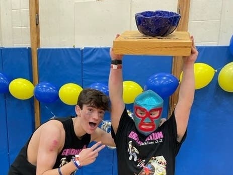 The stands were filled with families and junior high students cheering on their favorite class. 