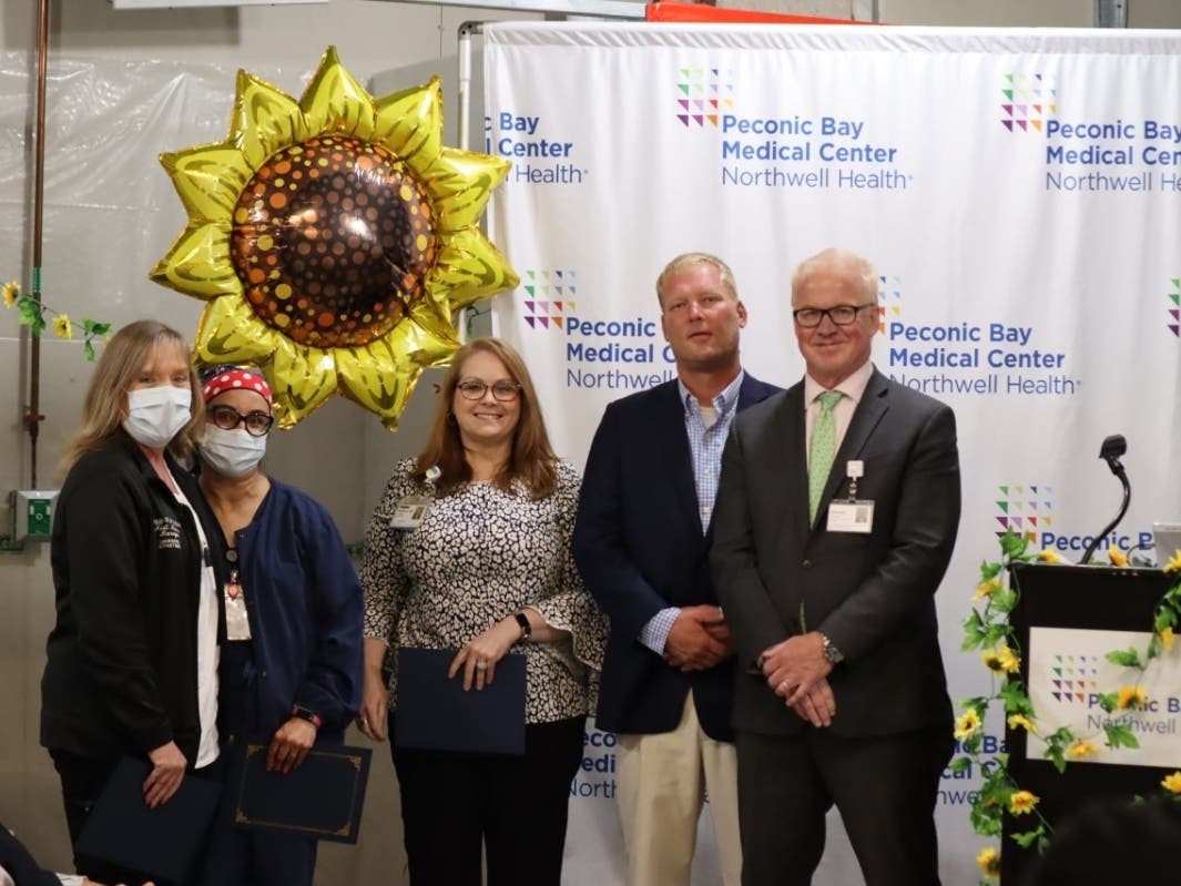 The Mattituck Lions Club donated $50,000 to help nurses pursue higher education.