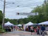 A sea of vendors lined the streets.