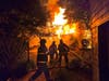 The fire broke out Friday night in Jamesport.