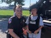 Police were happy to participate.