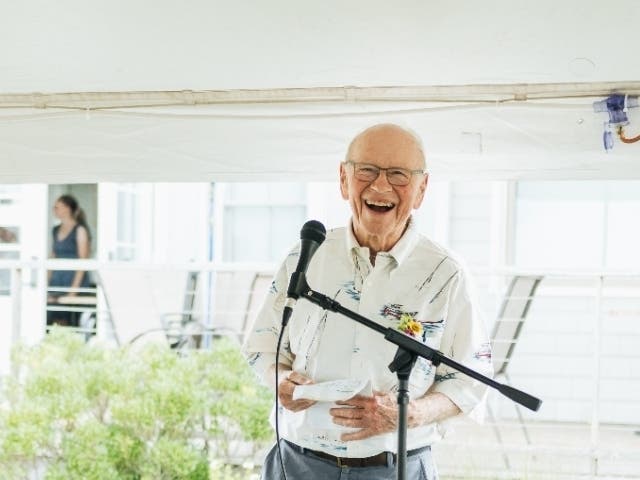 Joe McKay helped pioneer New Suffolk’s waterfront preservation efforts four decades ago and continues to be involved today.