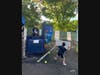 The Hampton Bays Fire Department organized a fun dunking booth event.