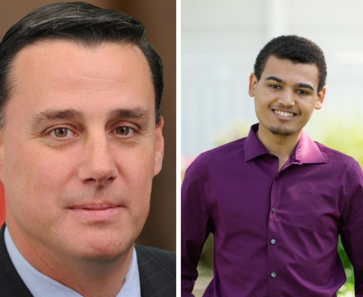 The two candidates are facing off for a NY 1st District Senate Seat.