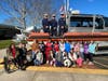 Students honored Bill Jones, a local veteran and hero, recently.