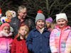 The mood was festive in Greenport Sunday for the annual Parade of Lights and Tree Lighting.