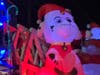 The mood was festive in Greenport Sunday for the annual Parade of Lights and Tree Lighting.