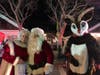 The mood was festive in Greenport Sunday for the annual Parade of Lights and Tree Lighting.