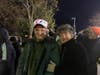 The mood was festive in Greenport Sunday for the annual Parade of Lights and Tree Lighting.