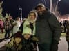 The mood was festive in Greenport Sunday for the annual Parade of Lights and Tree Lighting.