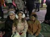 The mood was festive in Greenport Sunday for the annual Parade of Lights and Tree Lighting.