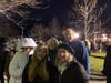 The mood was festive in Greenport Sunday for the annual Parade of Lights and Tree Lighting.