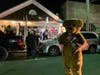 The mood was festive in Greenport Sunday for the annual Parade of Lights and Tree Lighting.