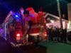 The mood was festive in Greenport Sunday for the annual Parade of Lights and Tree Lighting.