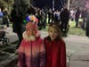 The mood was festive in Greenport Sunday for the annual Parade of Lights and Tree Lighting.