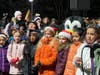 The mood was festive in Greenport Sunday for the annual Parade of Lights and Tree Lighting.